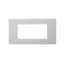 Caymon CP45CF2/B Svart Monteringsramme av 45x45mm paneler 2U